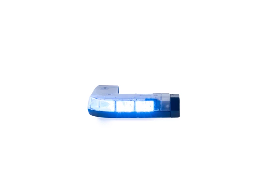 DON-light hoekmodule met blauwe signalering van Marelko