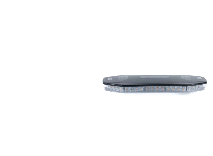 SAFE365 Mini Light Bar met heldere lenzen en zwarte polycarbonaat bovenlens van Marelko