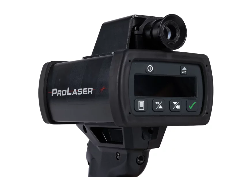 ProLaser 4 lasergun met display en bedieningsknoppen