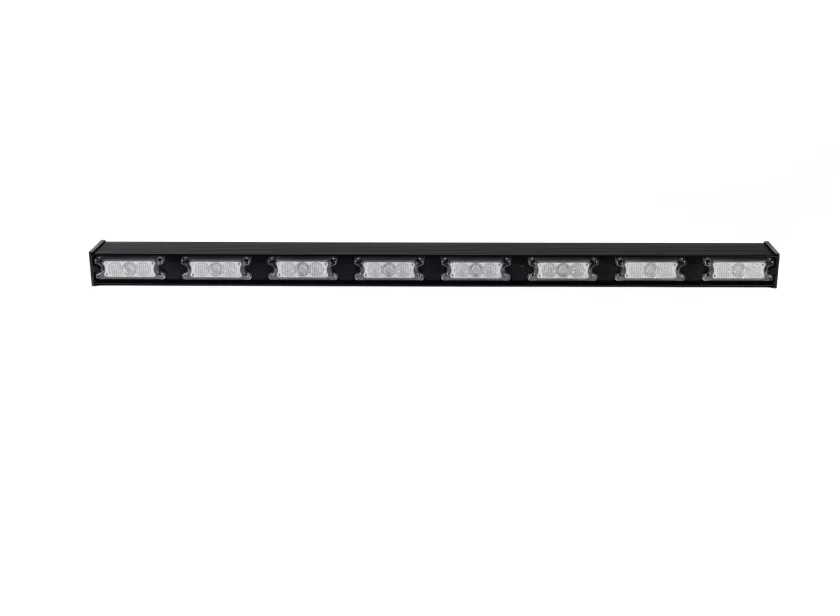 Impact arrowbar met zwarte behuizing en meerdere LED modules van Marelko