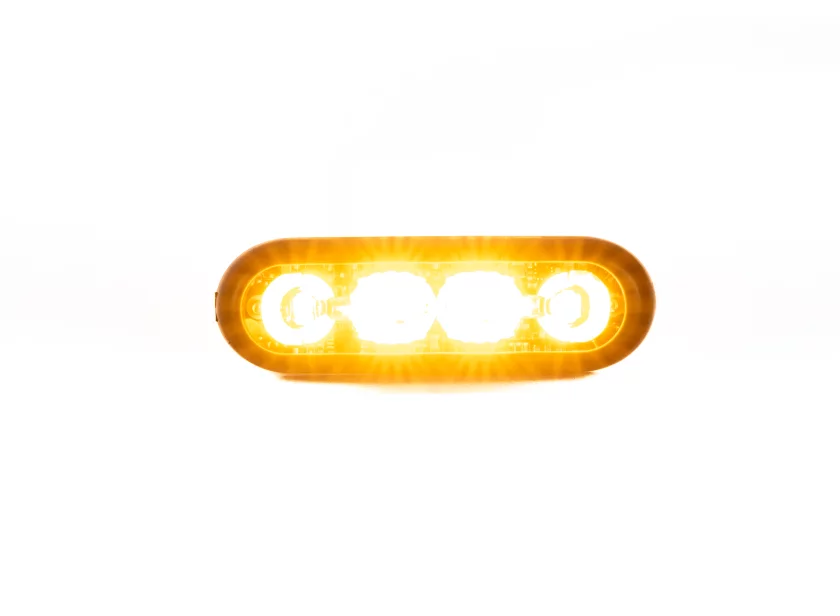 Amber SoundOff Signal Fascia mPower flitser 3 inch met krachtige LED signalering van Marelko