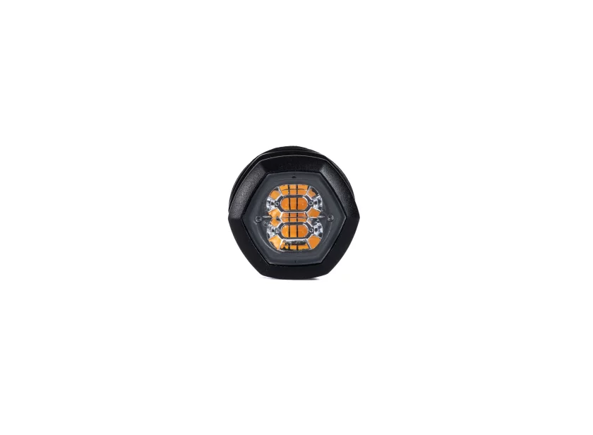 SoundOff Signal ML6 Flush Mount flitser amber van Marelko