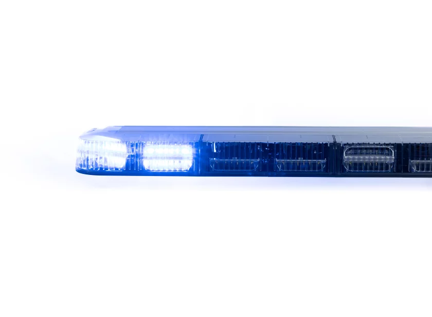 SoundOff Signal mPower Lightbar XL met blauwe LED signalering van Marelko