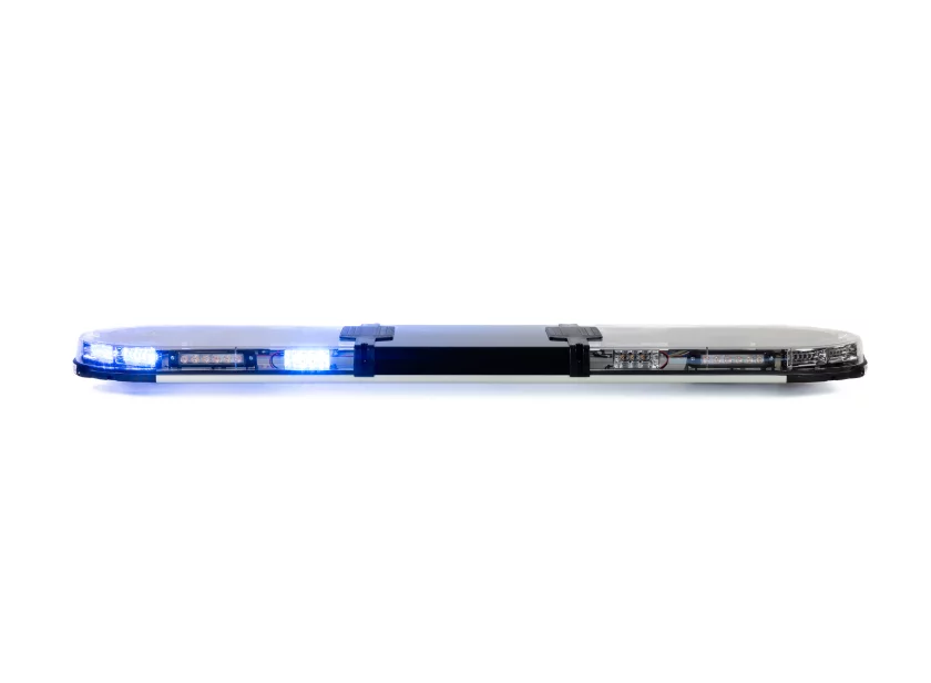 Haztec Xpert SL dakset met donkere middenkap en blauwe LED-modules van Marelko
