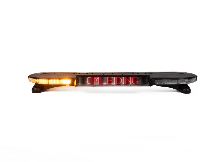 Haztec XL 75 dakset met geïntegreerd LED tekstbord ''OMLEIDING'' en amber leds van Marelko