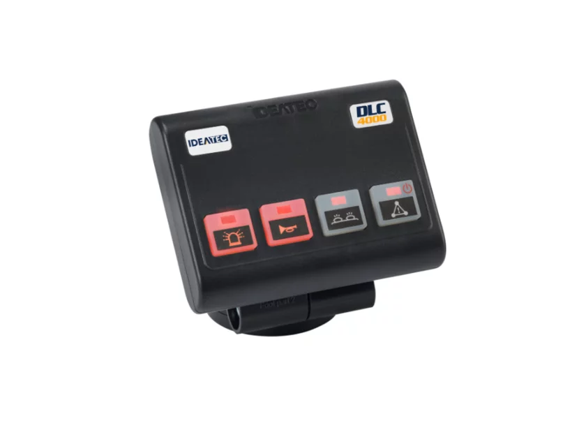 DLC4000 bedieningspaneel met vier programmeerbare knoppen van Marelko
