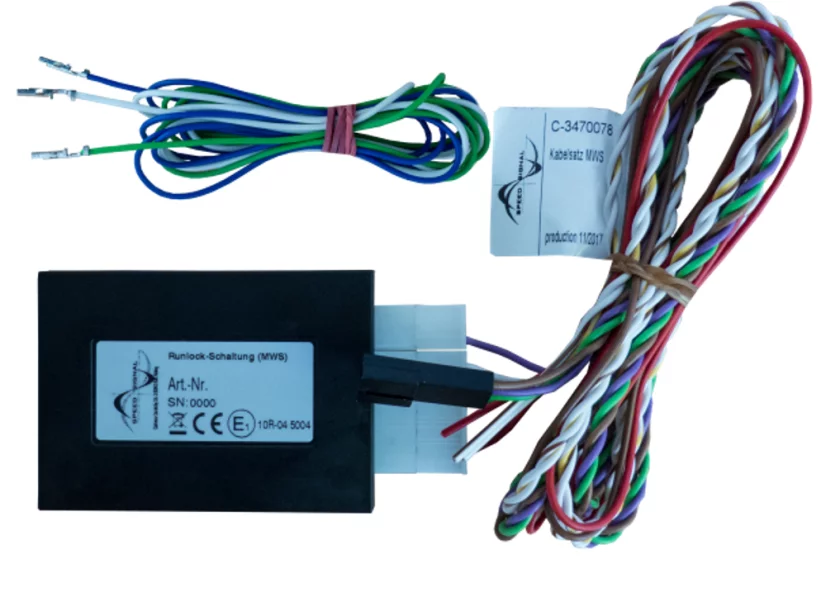 RunLock module met bekabeling voor CANbus voertuigen van Marelko